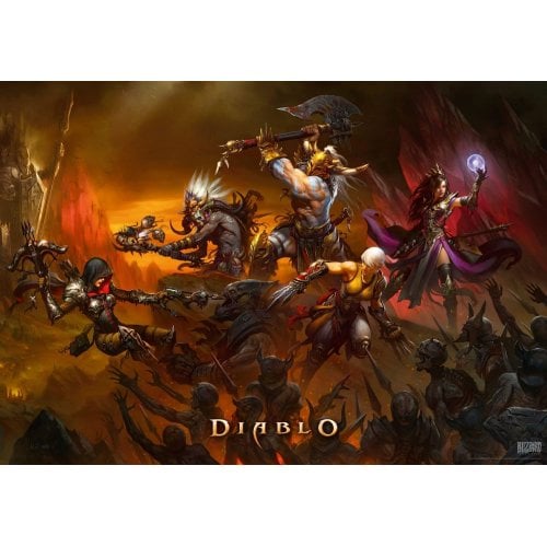 Купити Пазл GoodLoot Diablo: Heroes Battle 1000 pcs (5908305235415) - ціна в Києві, Львові, Вінниці, Хмельницькому, Франківську, Україні | інтернет-магазин TELEMART.UA фото