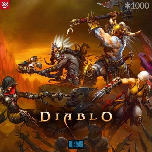 Купити Пазл GoodLoot Diablo: Heroes Battle 1000 pcs (5908305235415) - ціна в Києві, Львові, Вінниці, Хмельницькому, Франківську, Україні | інтернет-магазин TELEMART.UA фото