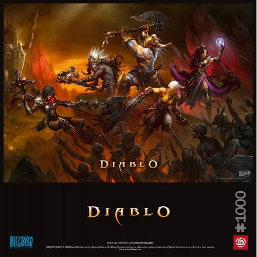 Купити Пазл GoodLoot Diablo: Heroes Battle 1000 pcs (5908305235415) - ціна в Києві, Львові, Вінниці, Хмельницькому, Франківську, Україні | інтернет-магазин TELEMART.UA фото