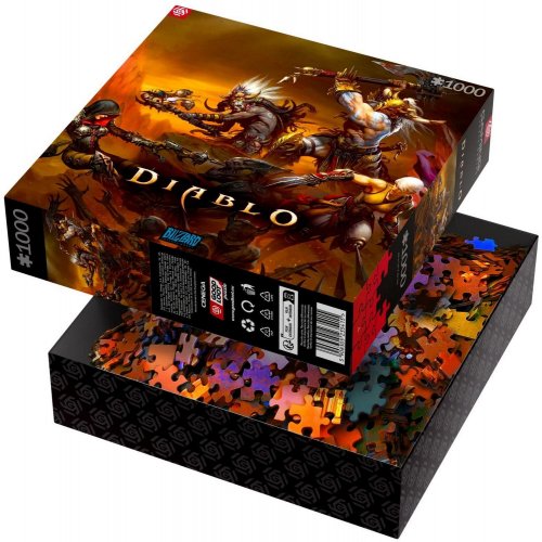 Купити Пазл GoodLoot Diablo: Heroes Battle 1000 pcs (5908305235415) - ціна в Києві, Львові, Вінниці, Хмельницькому, Франківську, Україні | інтернет-магазин TELEMART.UA фото