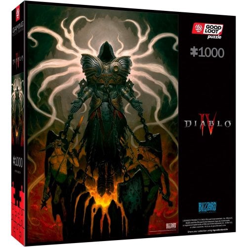 Купити Пазл GoodLoot Diablo IV: Inarius 1000 pcs (5908305244912) - ціна в Києві, Львові, Вінниці, Хмельницькому, Франківську, Україні | інтернет-магазин TELEMART.UA фото