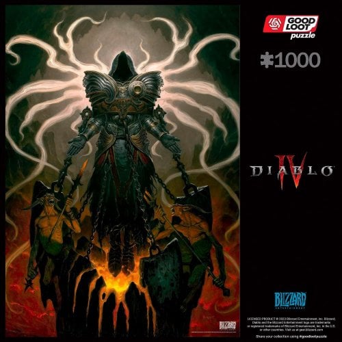 Купити Пазл GoodLoot Diablo IV: Inarius 1000 pcs (5908305244912) - ціна в Києві, Львові, Вінниці, Хмельницькому, Франківську, Україні | інтернет-магазин TELEMART.UA фото