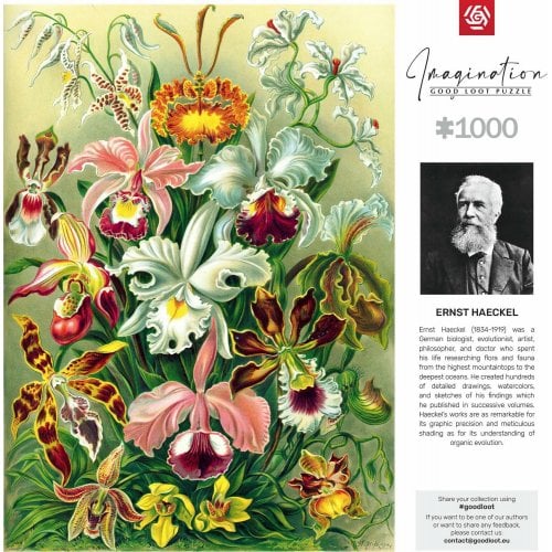 Купить Пазл GoodLoot Ernst Haeckel Orchid 1000 pcs (5908305247531) - цена в Харькове, Киеве, Днепре, Одессе
в интернет-магазине Telemart фото