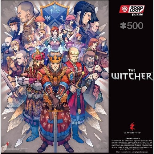 Купить Пазл GoodLoot The Witcher: Northern Realms 500 pcs (5908305246756) - цена в Харькове, Киеве, Днепре, Одессе
в интернет-магазине Telemart фото