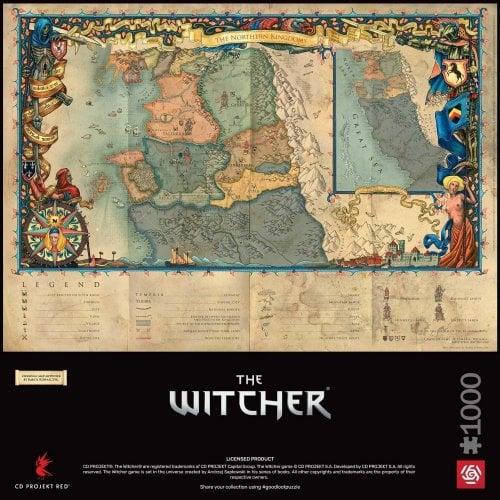 Купить Пазл GoodLoot Witcher 3: Northern Kingdoms 1000 pcs (5908305242994) - цена в Харькове, Киеве, Днепре, Одессе
в интернет-магазине Telemart фото