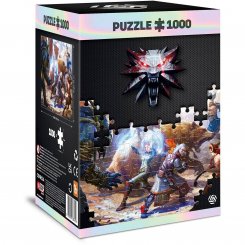 Пазл GoodLoot Witcher: Geralt & Triss in Battle 1000 pcs (5908305233619)