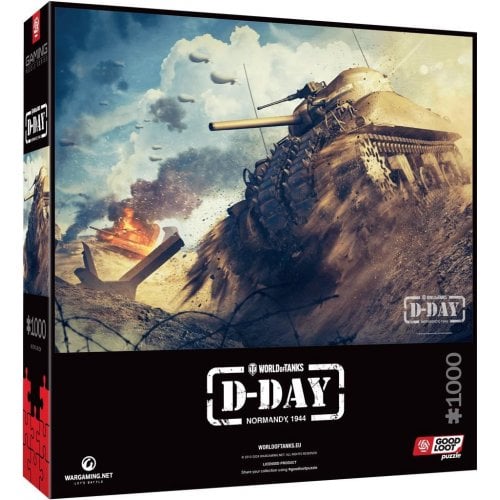 Купити Пазл GoodLoot World of Tanks D-DAY 1000 pcs (5908305247524) - ціна в Києві, Львові, Вінниці, Хмельницькому, Франківську, Україні | інтернет-магазин TELEMART.UA фото