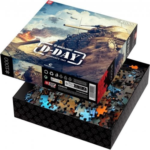 Купити Пазл GoodLoot World of Tanks D-DAY 1000 pcs (5908305247524) - ціна в Києві, Львові, Вінниці, Хмельницькому, Франківську, Україні | інтернет-магазин TELEMART.UA фото