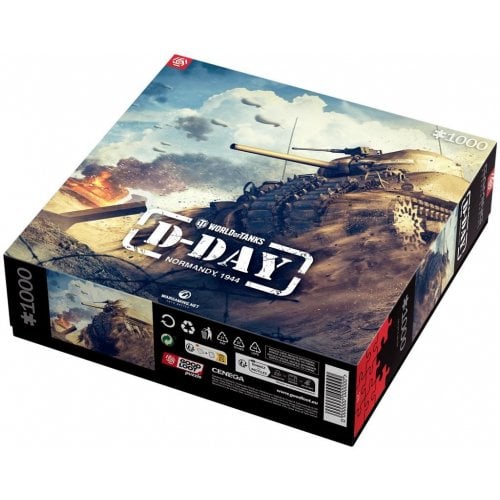 Купити Пазл GoodLoot World of Tanks D-DAY 1000 pcs (5908305247524) - ціна в Києві, Львові, Вінниці, Хмельницькому, Франківську, Україні | інтернет-магазин TELEMART.UA фото