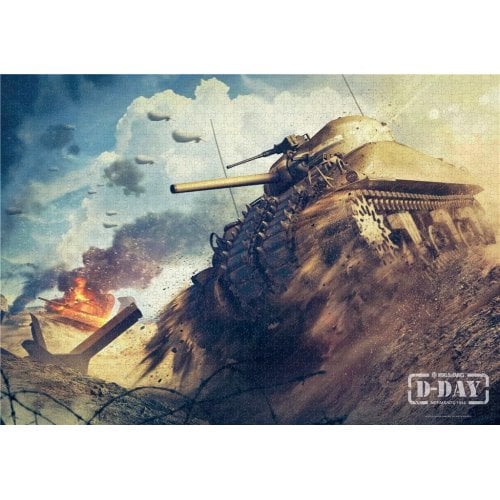 Купити Пазл GoodLoot World of Tanks D-DAY 1000 pcs (5908305247524) - ціна в Києві, Львові, Вінниці, Хмельницькому, Франківську, Україні | інтернет-магазин TELEMART.UA фото