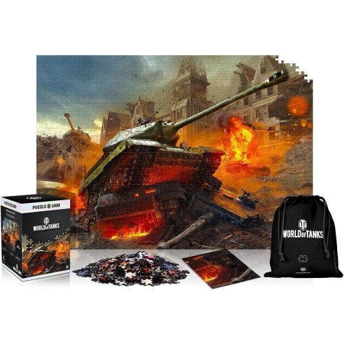 Купити Пазл GoodLoot World of Tanks: New Frontiers 1000 pcs (5908305235330) - ціна в Києві, Львові, Вінниці, Хмельницькому, Франківську, Україні | інтернет-магазин TELEMART.UA фото