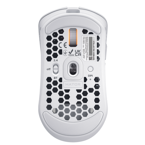 Купить Мышка HATOR Stellar Pro Wireless (HTM-551) White - цена в Харькове, Киеве, Днепре, Одессе
в интернет-магазине Telemart фото