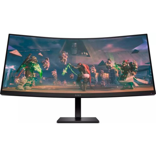 Купить Монитор HP 34" OMEN 34c (780K8E9) Black - цена в Харькове, Киеве, Днепре, Одессе
в интернет-магазине Telemart фото