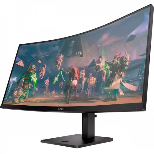 Купить Монитор HP 34" OMEN 34c (780K8E9) Black - цена в Харькове, Киеве, Днепре, Одессе
в интернет-магазине Telemart фото