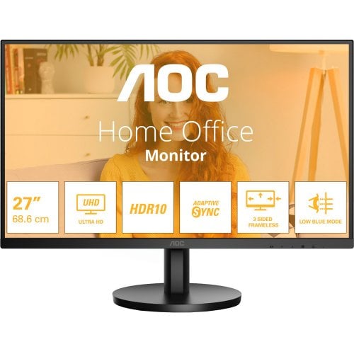 Купить Монитор AOC 27" U27B3M Black - цена в Харькове, Киеве, Днепре, Одессе
в интернет-магазине Telemart фото