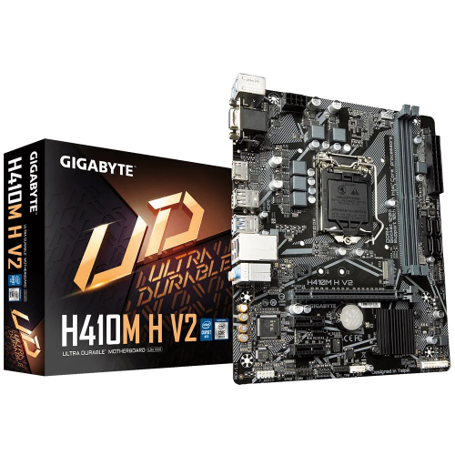 Уцінка материнська плата Gigabyte H410M H V2 (s1200, Intel H410) (Сліди використання, 690784) купити з перевіркою сумісності: огляд, характеристики, ціна у Києві, Львові, Вінниці, Хмельницькому, Івано-Франківську, Україні | інтернет-магазин TELEMART.UA фото