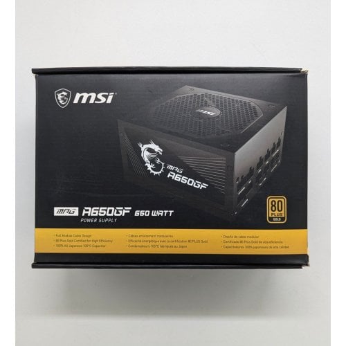 Купить Блок питания MSI MPG 650W (A650GF) (Восстановлено продавцом, 690840) с проверкой совместимости: обзор, характеристики, цена в Киеве, Днепре, Одессе, Харькове, Украине | интернет-магазин TELEMART.UA фото