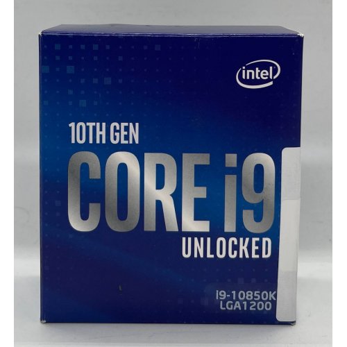 Купить Процессор Intel Core i9-10850K 3.6(5.2)GHz 20MB s1200 Box (BX8070110850K) (Восстановлено продавцом, 691040) с проверкой совместимости: обзор, характеристики, цена в Киеве, Днепре, Одессе, Харькове, Украине | интернет-магазин TELEMART.UA фото