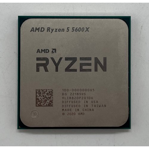 Купить Процессор AMD Ryzen 5 5600X 3.7(4.6)GHz 32MB sAM4 Tray (100-000000065) (Восстановлено продавцом, 691041) с проверкой совместимости: обзор, характеристики, цена в Киеве, Днепре, Одессе, Харькове, Украине | интернет-магазин TELEMART.UA фото