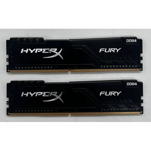 Купить Озу HyperX DDR4 16GB (2x8GB) 3466Mhz FURY Black (HX434C16FB3K2/16) (Восстановлено продавцом, 691044) с проверкой совместимости: обзор, характеристики, цена в Киеве, Днепре, Одессе, Харькове, Украине | интернет-магазин TELEMART.UA фото