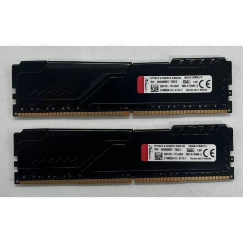 Купить Озу HyperX DDR4 16GB (2x8GB) 3466Mhz FURY Black (HX434C16FB3K2/16) (Восстановлено продавцом, 691044) с проверкой совместимости: обзор, характеристики, цена в Киеве, Днепре, Одессе, Харькове, Украине | интернет-магазин TELEMART.UA фото