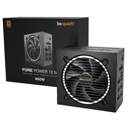 Купить Уценка блок питания Be Quiet! Pure Power 12 M 850W (BN344) (вскрита упаковка, 691055) с проверкой совместимости: обзор, характеристики, цена в Киеве, Днепре, Одессе, Харькове, Украине | интернет-магазин TELEMART.UA фото