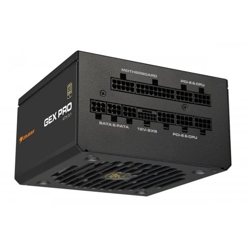 Блок живлення Cougar GEX PRO 650W (GEXPRO650) купити з перевіркою сумісності: огляд, характеристики, ціна у Києві, Львові, Вінниці, Хмельницькому, Івано-Франківську, Україні | інтернет-магазин TELEMART.UA фото