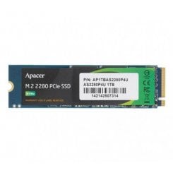 Ssd-диск Apacer AS2280P4U 3D NAND 1TB M.2 (2280 PCI-E) NVMe x4 (AP1TBAS2280P4U-1) (Восстановлено продавцом, 691180)