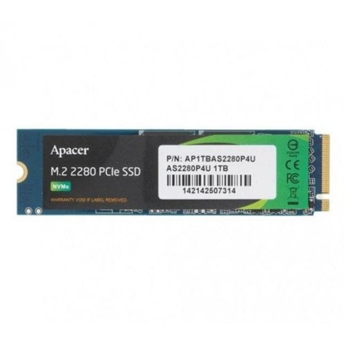 Купить Ssd-диск Apacer AS2280P4U 3D NAND 1TB M.2 (2280 PCI-E) NVMe x4 (AP1TBAS2280P4U-1) (Восстановлено продавцом, 691180) с проверкой совместимости: обзор, характеристики, цена в Киеве, Днепре, Одессе, Харькове, Украине | интернет-магазин TELEMART.UA фото