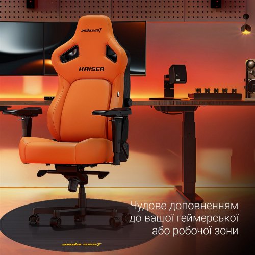 Захисний килимок під крісло Anda Seat Floormat (AC-DT-01-B) Black купити в Україні: Київ, Львів, Хмельницький, Тернопіль, Івано-Франківськ | Низька ціна, відгуки, характеристики від TELEMART фото