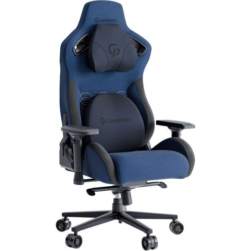 Ігрове крісло GamePro GC900 Fabric XL Dark Blue купити в Україні: Київ, Львів, Хмельницький, Тернопіль, Івано-Франківськ | Низька ціна, відгуки, характеристики від TELEMART фото