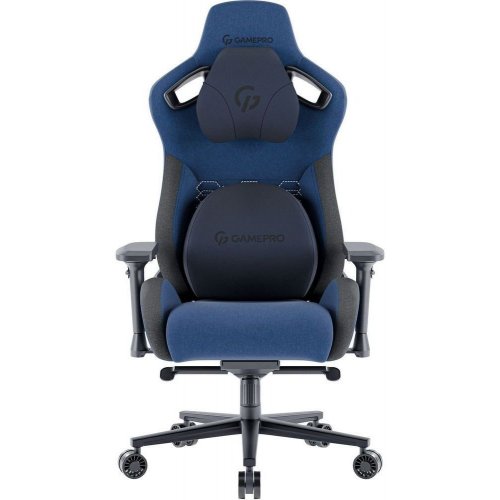Ігрове крісло GamePro GC900 Fabric XL Dark Blue купити в Україні: Київ, Львів, Хмельницький, Тернопіль, Івано-Франківськ | Низька ціна, відгуки, характеристики від TELEMART фото