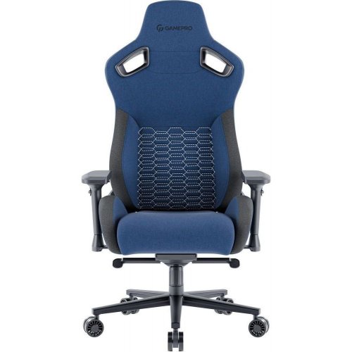 Ігрове крісло GamePro GC900 Fabric XL Dark Blue купити в Україні: Київ, Львів, Хмельницький, Тернопіль, Івано-Франківськ | Низька ціна, відгуки, характеристики від TELEMART фото