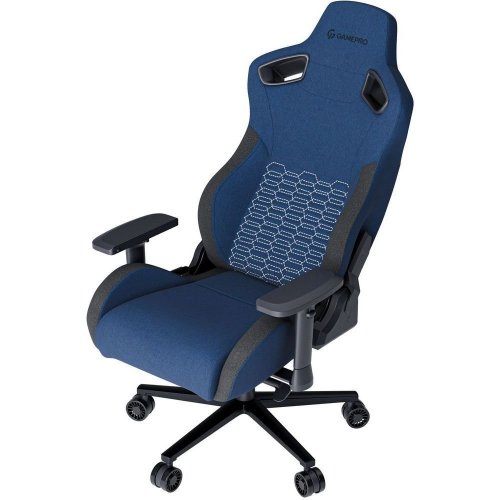 Ігрове крісло GamePro GC900 Fabric XL Dark Blue купити в Україні: Київ, Львів, Хмельницький, Тернопіль, Івано-Франківськ | Низька ціна, відгуки, характеристики від TELEMART фото