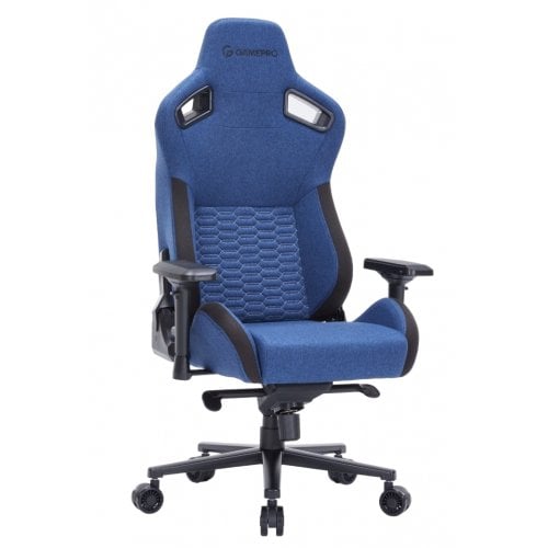 Купити Ігрове крісло GamePro GC900 Fabric XL Dark Blue - ціна в Києві, Львові, Вінниці, Хмельницькому, Франківську, Україні | інтернет-магазин TELEMART.UA фото