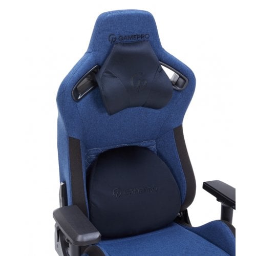 Купити Ігрове крісло GamePro GC900 Fabric XL Dark Blue - ціна в Києві, Львові, Вінниці, Хмельницькому, Франківську, Україні | інтернет-магазин TELEMART.UA фото