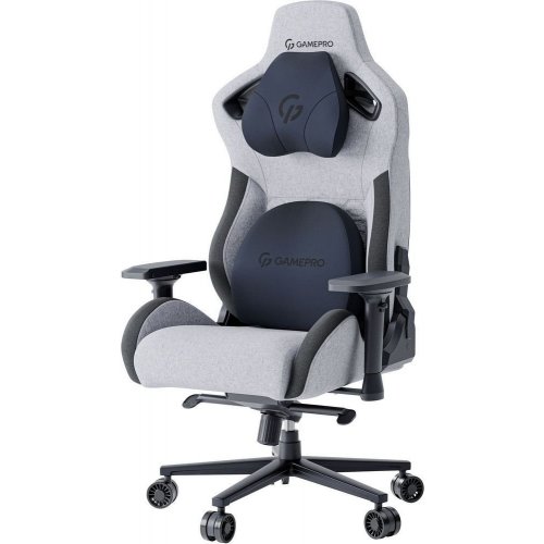 Ігрове крісло GamePro GC900 Fabric XL Dark Grey купити в Україні: Київ, Львів, Хмельницький, Тернопіль, Івано-Франківськ | Низька ціна, відгуки, характеристики від TELEMART фото