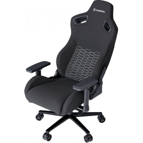 Ігрове крісло GamePro GC900 Fabric XL Black купити в Україні: Київ, Львів, Хмельницький, Тернопіль, Івано-Франківськ | Низька ціна, відгуки, характеристики від TELEMART фото
