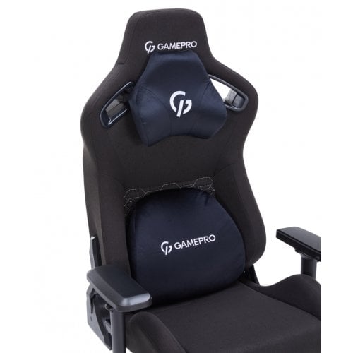 Купити Ігрове крісло GamePro GC900 Fabric XL Black - ціна в Києві, Львові, Вінниці, Хмельницькому, Франківську, Україні | інтернет-магазин TELEMART.UA фото