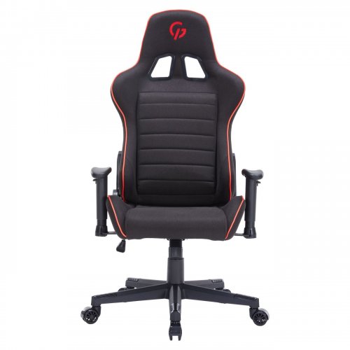 Ігрове крісло GamePro GC575F Fabric L Black/Red купити в Україні: Київ, Львів, Хмельницький, Тернопіль, Івано-Франківськ | Низька ціна, відгуки, характеристики від TELEMART фото