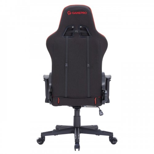Ігрове крісло GamePro GC575F Fabric L Black/Red купити в Україні: Київ, Львів, Хмельницький, Тернопіль, Івано-Франківськ | Низька ціна, відгуки, характеристики від TELEMART фото