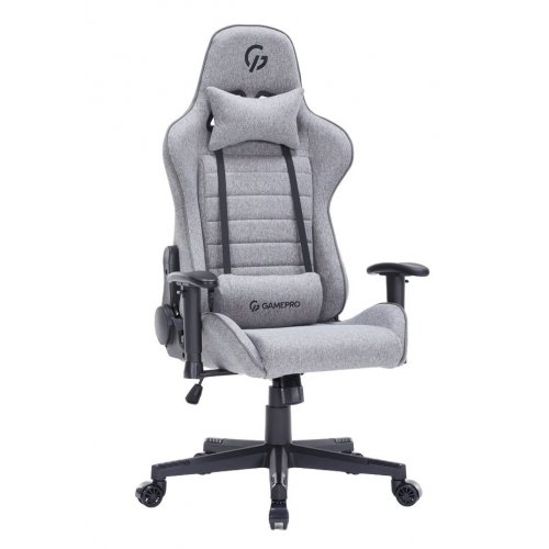 Игровое кресло GamePro GC575F Fabric L Gray купить в Украине: Киев, Днепр, Харьков, Одесса  | Низкая цена, отзывы, характеристики от TELEMART фото