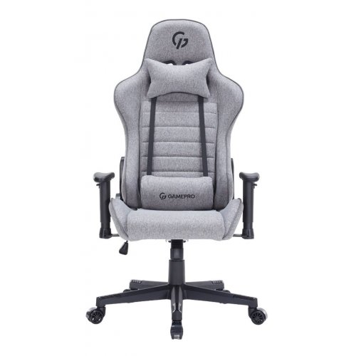 Игровое кресло GamePro GC575F Fabric L Gray купить в Украине: Киев, Днепр, Харьков, Одесса  | Низкая цена, отзывы, характеристики от TELEMART фото
