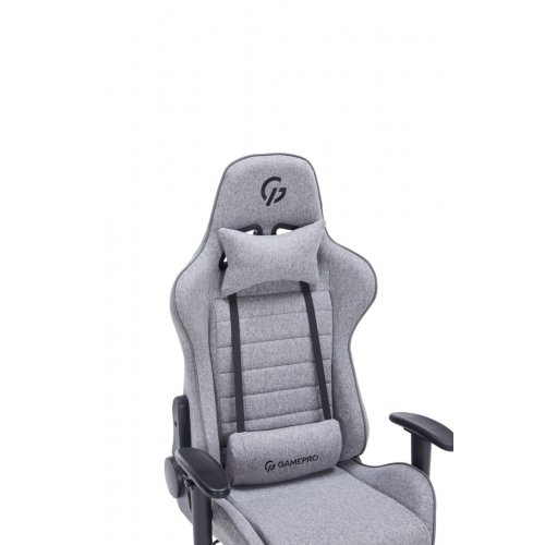 Игровое кресло GamePro GC575F Fabric L Gray купить в Украине: Киев, Днепр, Харьков, Одесса  | Низкая цена, отзывы, характеристики от TELEMART фото