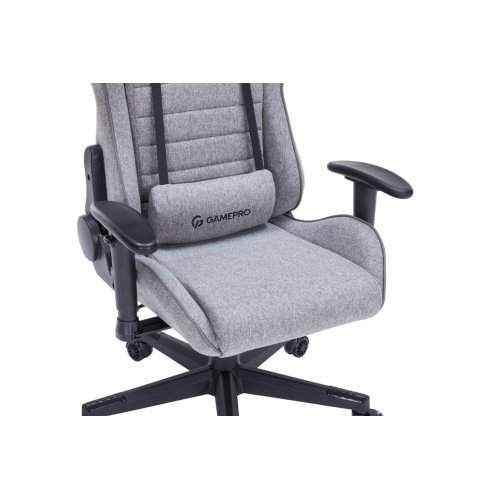 Игровое кресло GamePro GC575F Fabric L Gray купить в Украине: Киев, Днепр, Харьков, Одесса  | Низкая цена, отзывы, характеристики от TELEMART фото