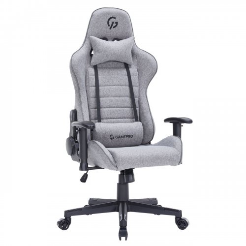 Игровое кресло GamePro GC575F Fabric L Gray купить в Украине: Киев, Днепр, Харьков, Одесса  | Низкая цена, отзывы, характеристики от TELEMART фото