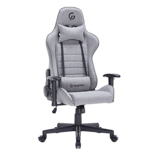 Купити Ігрове крісло GamePro GC575F Fabric L Gray - ціна в Києві, Львові, Вінниці, Хмельницькому, Франківську, Україні | інтернет-магазин TELEMART.UA фото