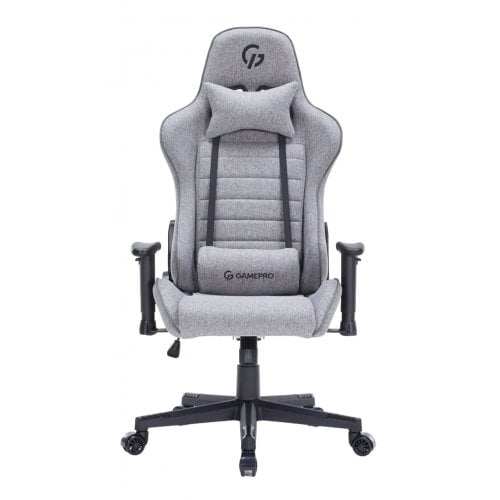 Купити Ігрове крісло GamePro GC575F Fabric L Gray - ціна в Києві, Львові, Вінниці, Хмельницькому, Франківську, Україні | інтернет-магазин TELEMART.UA фото