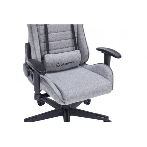 Купити Ігрове крісло GamePro GC575F Fabric L Gray - ціна в Києві, Львові, Вінниці, Хмельницькому, Франківську, Україні | інтернет-магазин TELEMART.UA фото