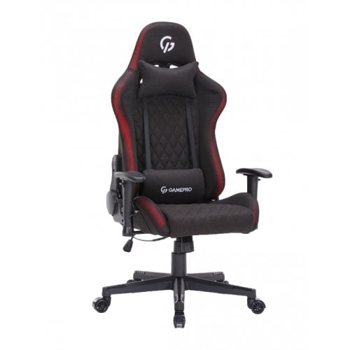 Купити Ігрове крісло GamePro GC700F RGB Fabric L Black - ціна в Києві, Львові, Вінниці, Хмельницькому, Франківську, Україні | інтернет-магазин TELEMART.UA фото